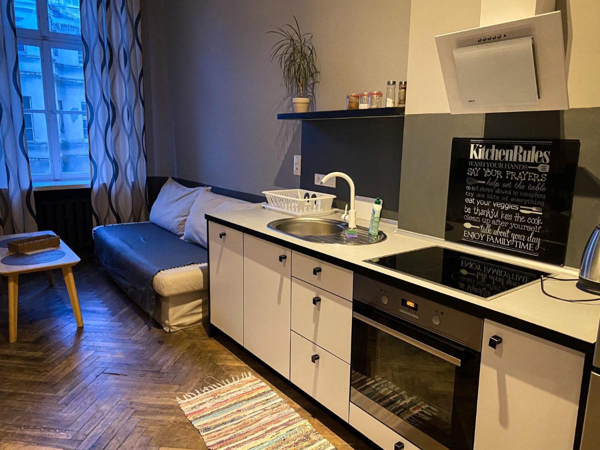 Rabarbar Lägenhet Łódź Exteriör bild