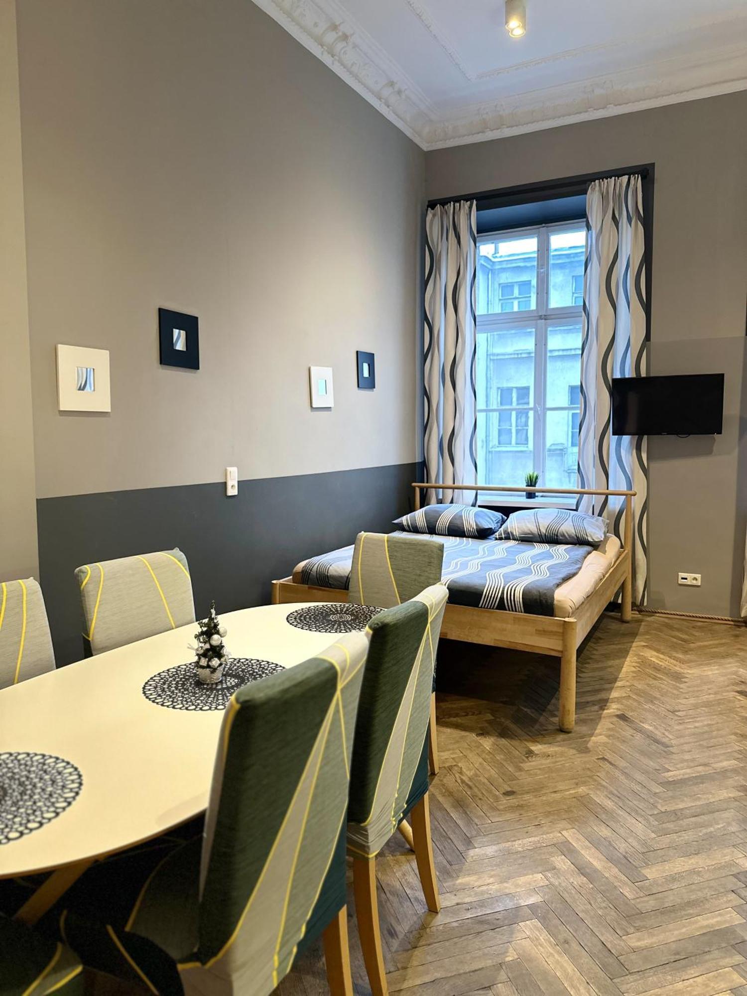 Rabarbar Lägenhet Łódź Exteriör bild