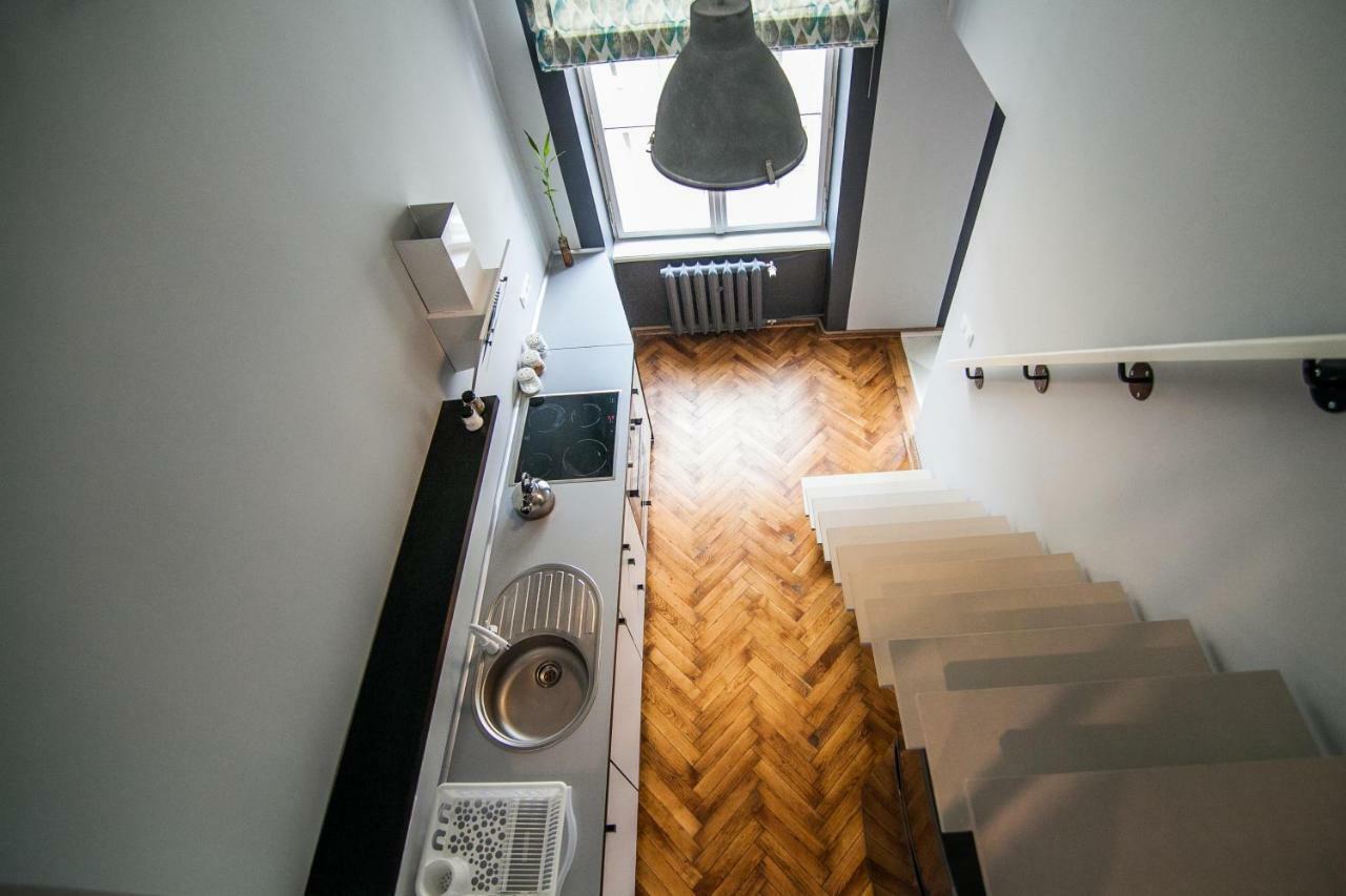 Rabarbar Lägenhet Łódź Exteriör bild